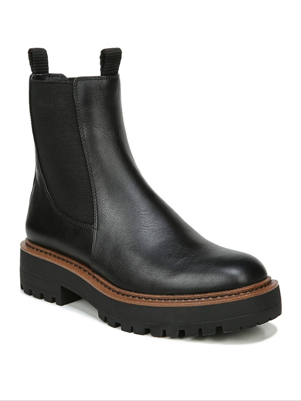 Sam Edelman Laguna Waterproof Leather Chelsea Platform Booties Women's Size 7.5 - Picture 4 of 9
